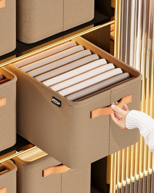 Caixas Organizadoras de Roupas Dobráveis – Kits Econômicos