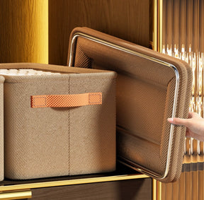 Caixas Organizadoras de Roupas Dobráveis – Kits Econômicos