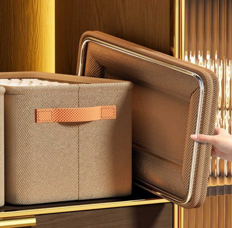 Caixas Organizadoras de Roupas Dobráveis – Kits Econômicos