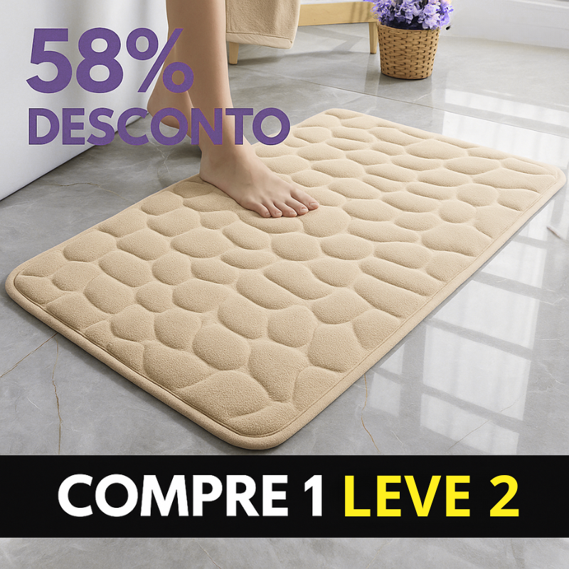 Tapete para Banheiro Antiderrapante Primar™ [PAGUE 1 LEVE 2]